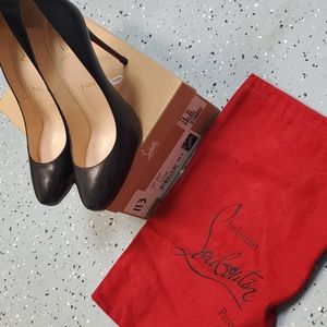 Christian Louboutin Elisa 100 Kid Black 40.5